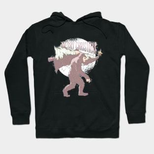 Christmas bigfoot Hoodie